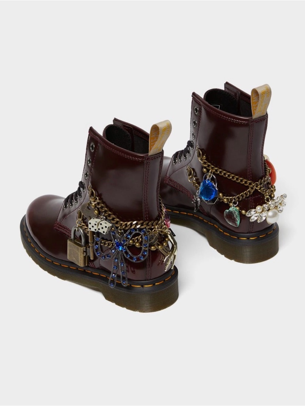 Dr. Martens × Marc Jacobs 1460 Remastered “Cherry Red combat boots